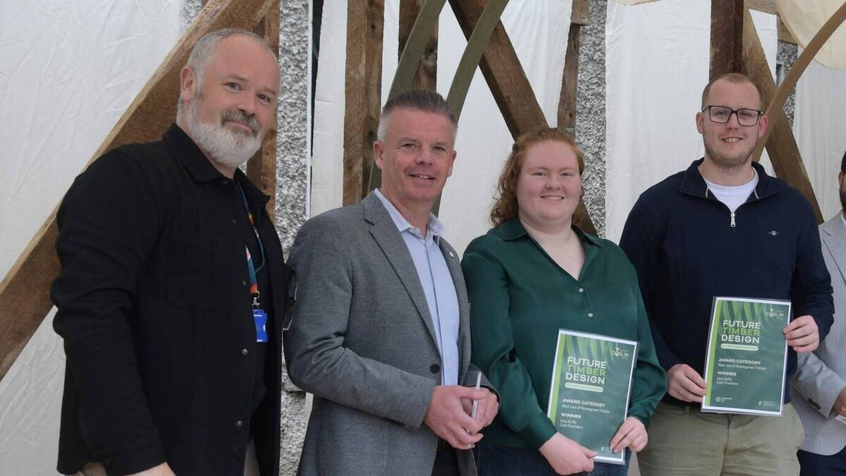 Laois student crowned winner at inaugural Future Timber Design Awards