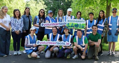 Midlands Park Hotel staff volunteer at Portlaoise park