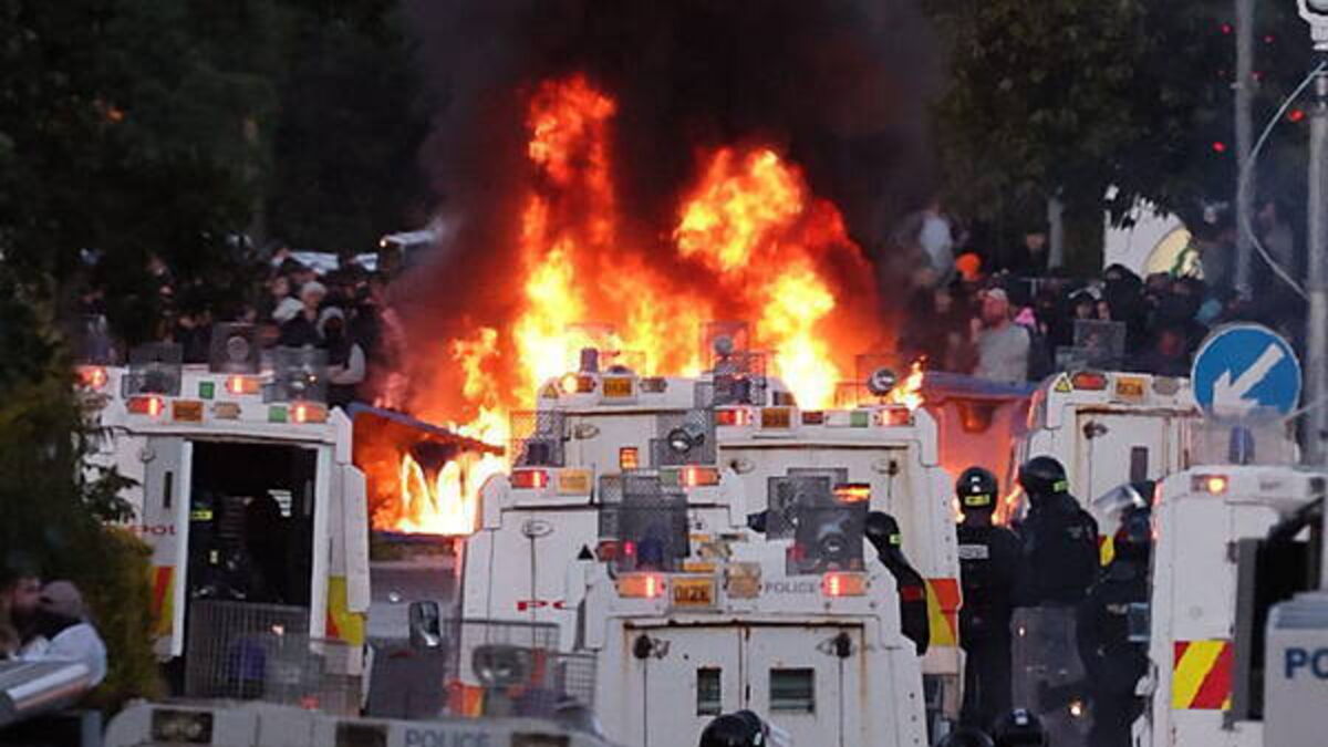 Northern Ireland suffers second night of unrest as rioters attack police
