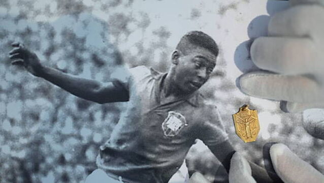 Pele winners’ medal among auction World Cup items expected to fetch €2.32m