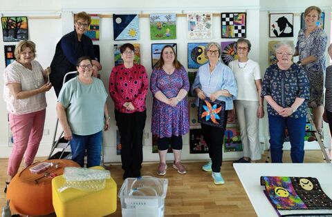 Stunning quilt art exhibition on display in Mountmellick library
