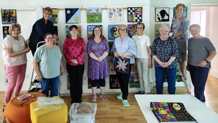 Stunning quilt art exhibition on display in Mountmellick library