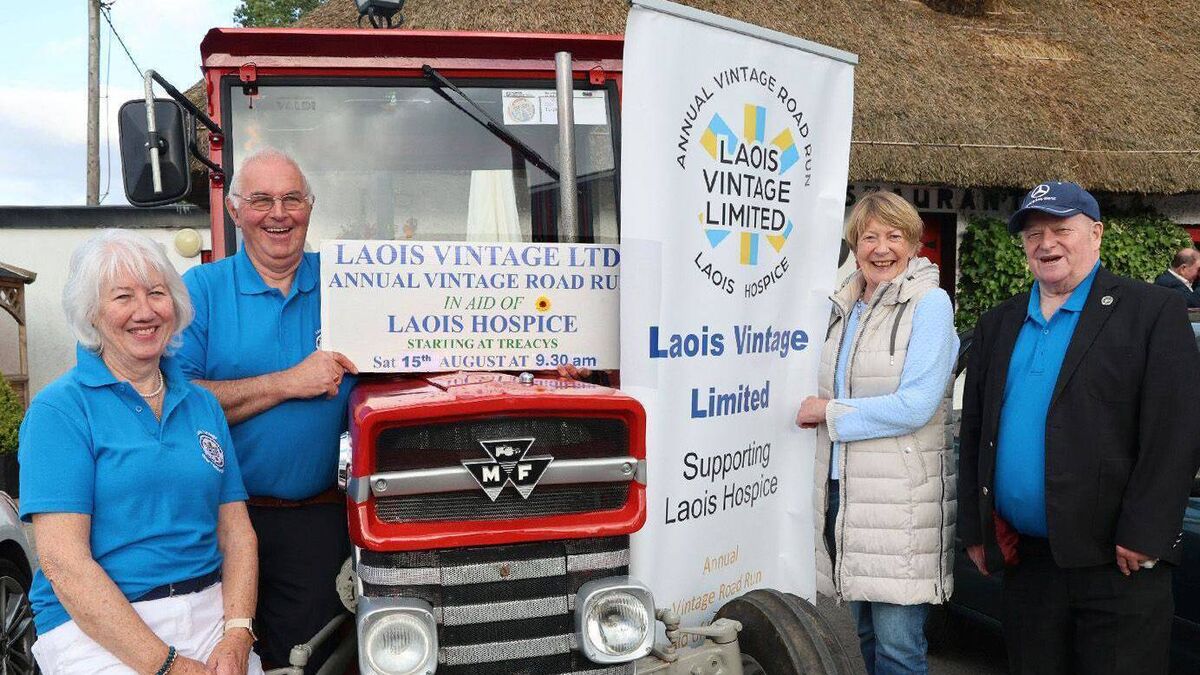 Laois Vintage celebrates 28 years of road runs for Laois Hospice