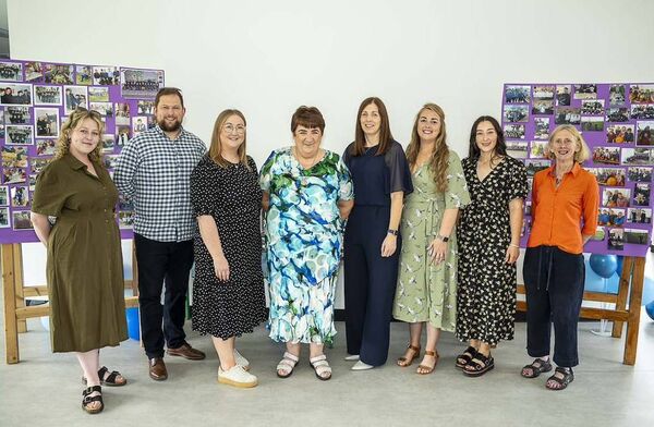 Pauline Lawlor with Rachel Fenlan, Damien McGuinness, Rose Whelan, Nicola Sourke, Orla Murphy, Aideen Meally and Brenda Wall Pauline Lawlor with Rachel Fenlan, Damien McGuinness, Rose Whelan, Nicola Sourke, Orla Murphy, Aideen Meally and Brenda Wall