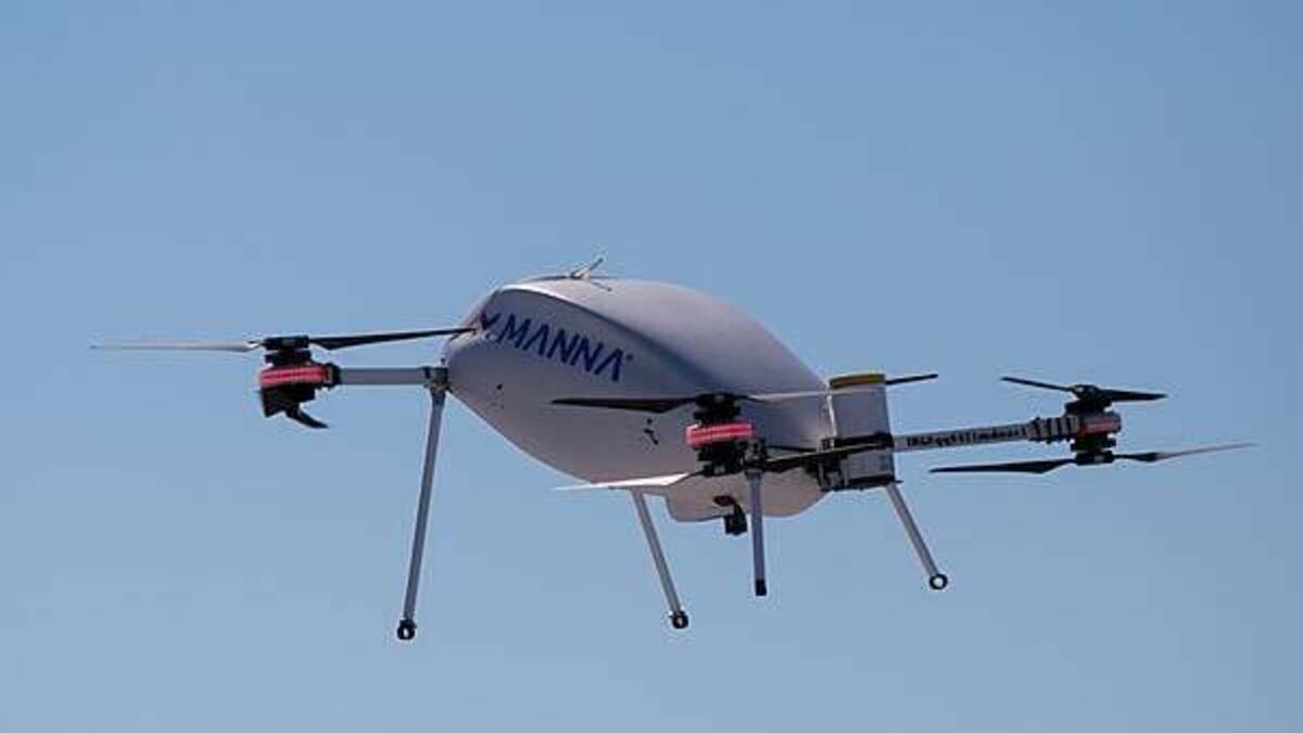 Manna drone company pauses all deliveries in Ireland due to planning ‘uncertainty’