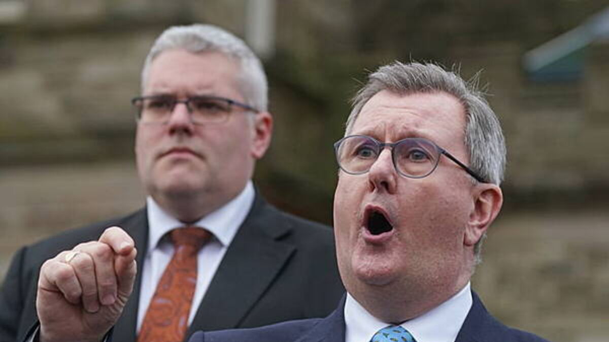 Jeffrey Donaldson abused ‘trust’ of party with ‘vile’ crimes, DUP leader says