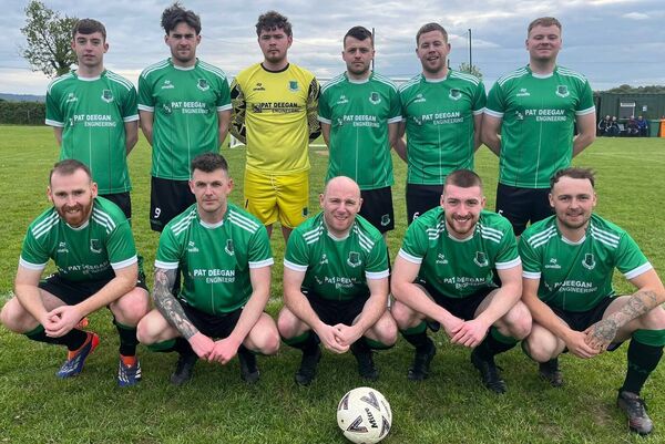 Stradbally Town will forever remember 2026 as the year they delivered a monumental treble. Photo: Stradbally Town. Stradbally Town will forever remember 2026 as the year they delivered a monumental treble. Photo: Stradbally Town.