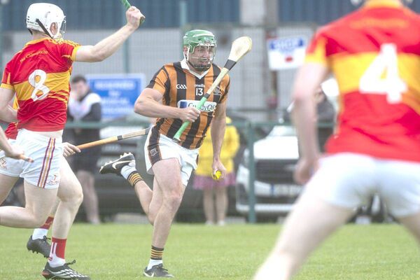 Mark Dowling (Camross) has eyes set on The Harps' goal 	 Photo: Denis Byrne