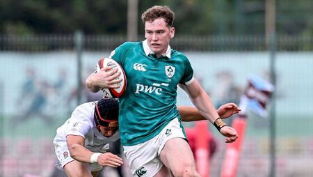 Laois player selected for Ireland against Argentina in the U/20 Rugby World Cup