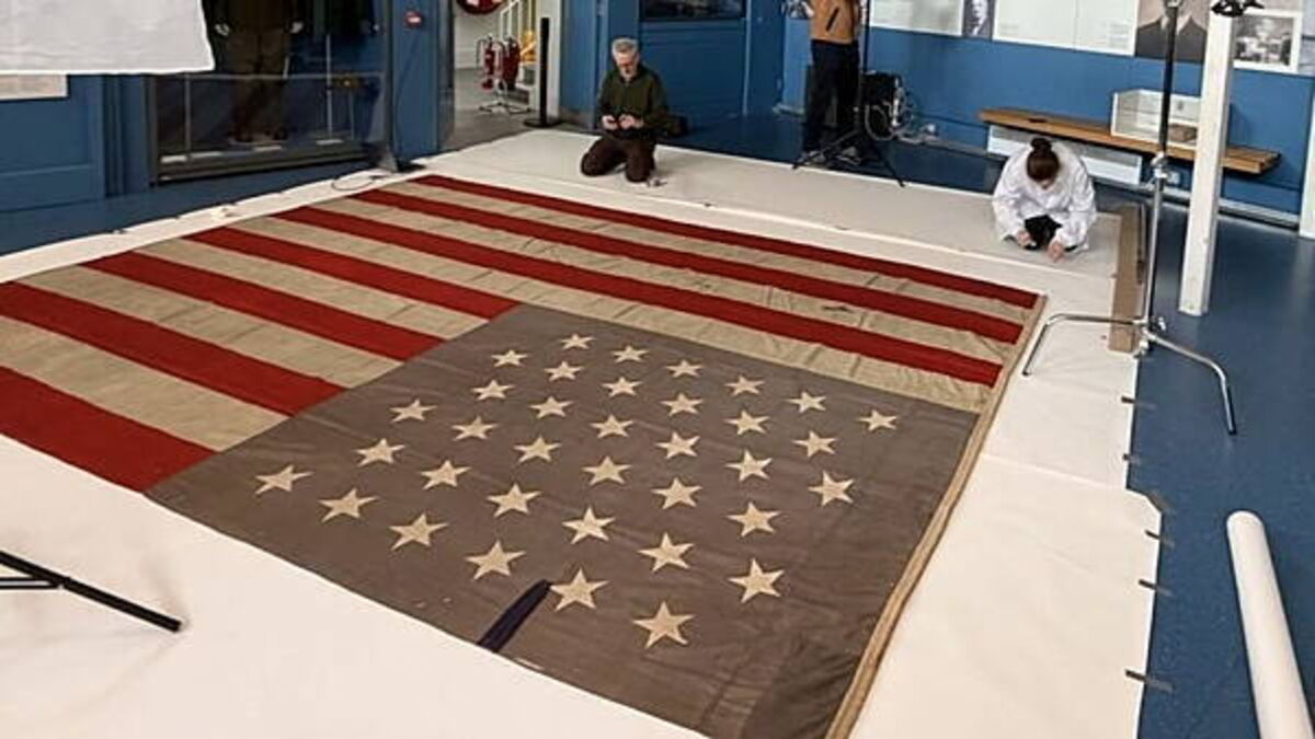 Rare American flag used by Irish prisoners in 1800s to go on display in Co Kilkenny