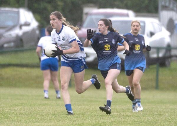 Laura Carroll (St Conleth's) breaking against Ballyroan in the Laois LGFA Division 1 semi-final Photo: Denis Byrne Laura Carroll (St Conleth's) breaking against Ballyroan in the Laois LGFA Division 1 semi-final Photo: Denis Byrne