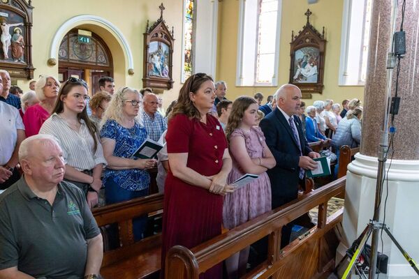 The Embrace FARM, Remembrance Service in the Church of the Most Holy Rosary, Abbeyleix, Co. Laois, Sunday 28th June 2026. Photograph by Alf Harvey. The Embrace FARM, Remembrance Service in the Church of the Most Holy Rosary, Abbeyleix, Co. Laois, Sunday 28th June 2026. Photograph by Alf Harvey.