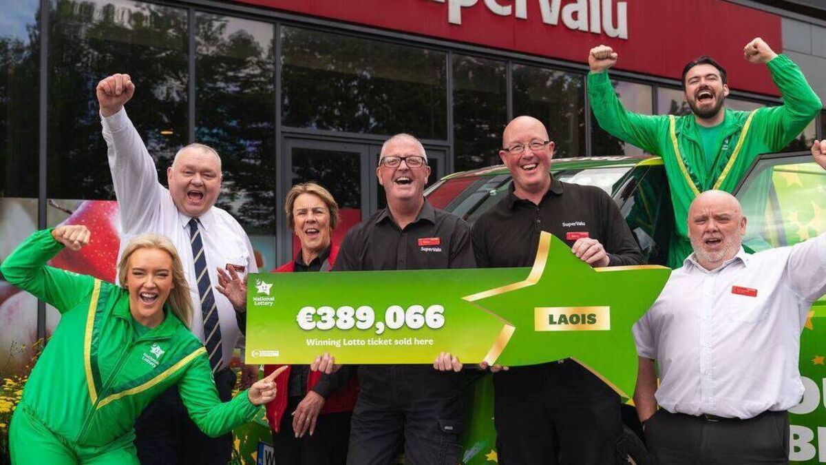 Laois family syndicate collects National Lottery win 