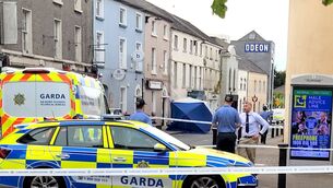 <p>The scene of the murder at Church Street, Portlaoise</p> <p>The scene of the murder at Church Street, Portlaoise</p>
