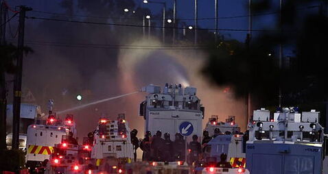 Police use of water cannon and baton rounds during NI riots ‘proportionate’