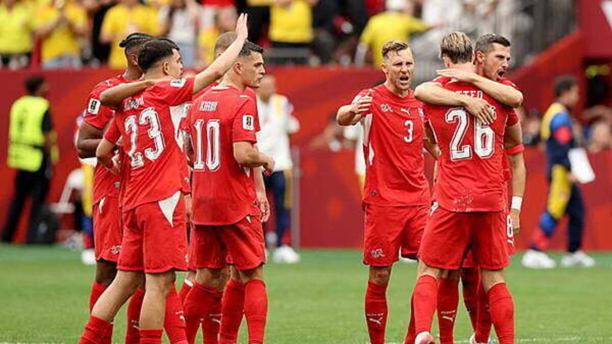 Switzerland into World Cup quarter-finals as Colombia pay the penalty
