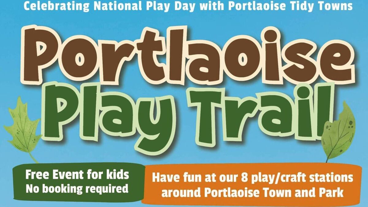 Free Family Play Trail announced for Portlaoise this Thursday 
