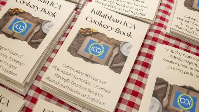 <p>Kilabban ICA Cookery Book. Photograph by Aisling Hyland.</p>
