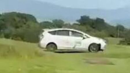 Teenager abandoned stolen taxi car on golf course