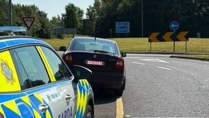 <p>The banned learner driver was caught behind the wheel in Laois. Photo: An Garda Síochána Laois Offaly</p> <p>The banned learner driver was caught behind the wheel in Laois. Photo: An Garda Síochána Laois Offaly</p>