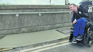<p>Eoin Harte is 'delighted' with the newly-dropped curb in Graiguecullen</p>