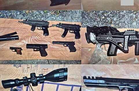 Machine guns, pistols and drugs seized in operation targeting organised crime - Homepage - Laois Nationalist