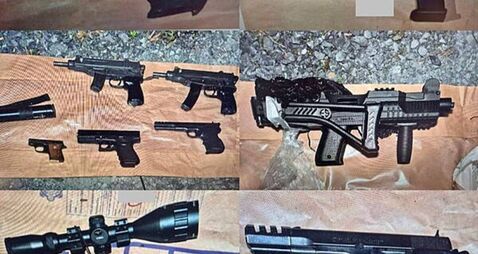 Gardaí seize machine guns and €700,000 of drugs in Kildare & Laois
