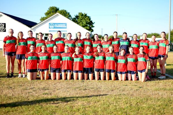 Timahoe ladies who recorded a convincing win over Graiguecullen in the LOETB LGFA Division 4 final at Arles Killeen on Monday Photo: Paul Dargan Timahoe ladies who recorded a convincing win over Graiguecullen in the LOETB LGFA Division 4 final at Arles Killeen on Monday Photo: Paul Dargan