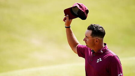 Lucas Herbert leads Open after equalling record for lowest score at men’s major