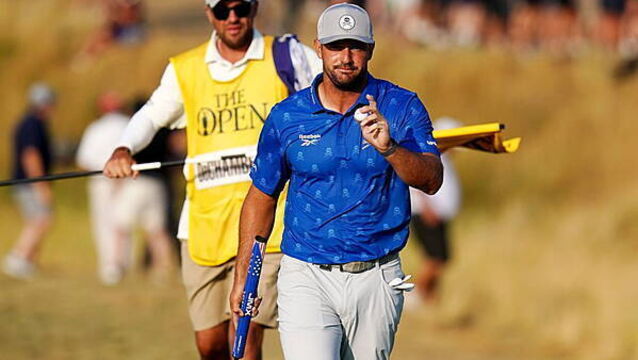 Bryson DeChambeau ‘fired up’ after two-shot penalty dents Open title chances