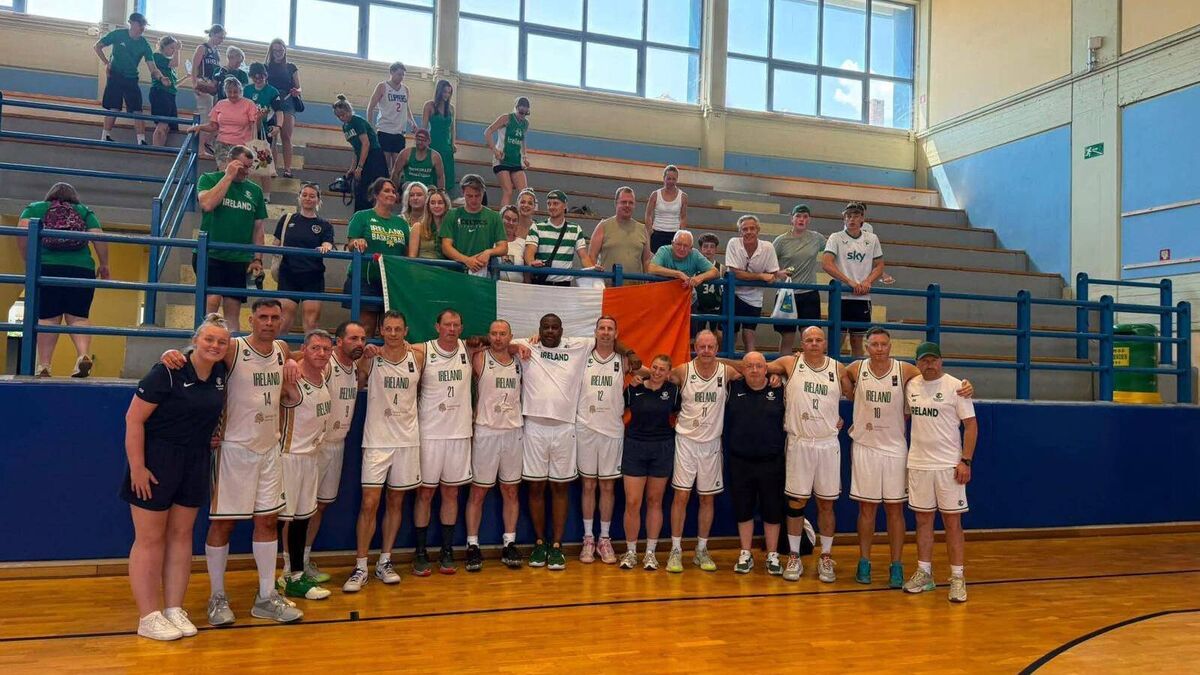 Laois men play their part in superb FIBA Open run for Ireland masters teams