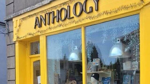 <p>The beautiful shopfront of Anthology art, craft and design store in Abbeyleix</p>