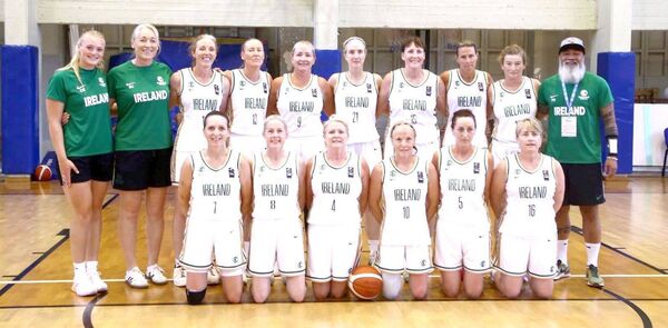 The Ireland F50 team who finished runners-up in their division.