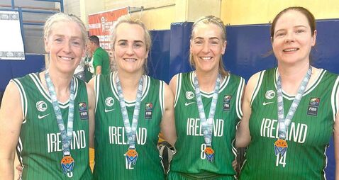 Portlaoise Panthers quartet and Grogan scoop silver at inaugural FIBA Masters Open 