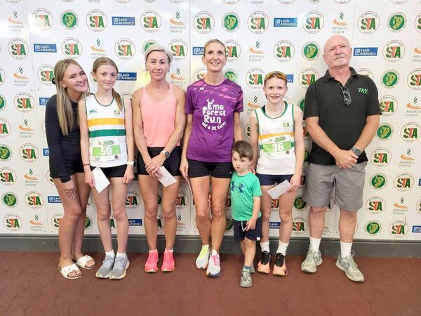 The Ladies prize winners in the Fit4Life League with sponsors Clonmore Meats and TK Couriers