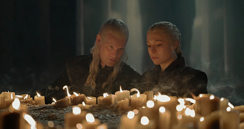 Plotting all around as Rhaenyra faces enemies near and far
