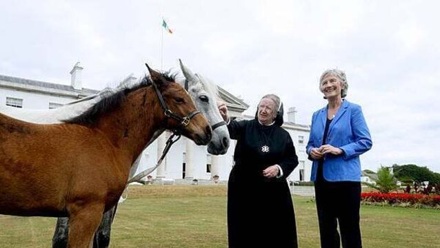 Kylemore Abbey’s Connemara 'peaceful ponies' return for a third time to Áras an Uachtaráin Kylemore Abbey’s Connemara 'peaceful ponies' return for a third time to Áras an Uachtaráin