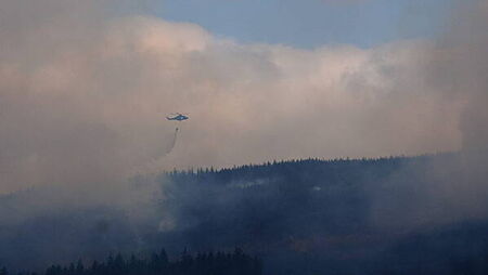 Slievenamon wildfires enter into fifth day as two aerial support units in use