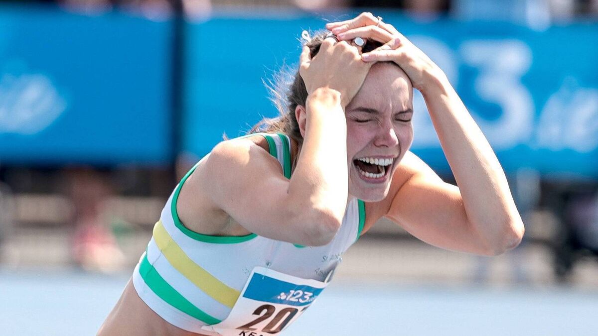 Kealy jumps to gold with lifetime best leap