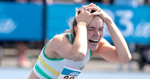 Kealy jumps to gold with lifetime best leap