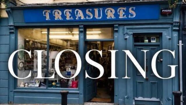 <p>Treasures on Main Street will close on 29 August, after 33 years in business</p>