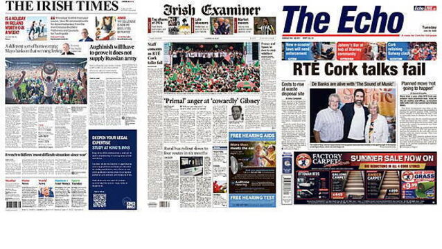 What the papers say: Tuesday's front pages