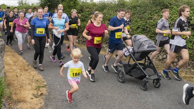 <p>The Harvest 5k in Barrowhouse. Photograph by Aisling Hyland.</p>