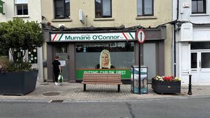 <p>Junior minister Jennifer Murnane O'Connor was forced to close her office and install security measures after receiving threatening phone calls. Inset: Menacing graffiti was sprayed on a bin in Carlow bus park </p> <p>Junior minister Jennifer Murnane O'Connor was forced to close her office and install security measures after receiving threatening phone calls. Inset: Menacing graffiti was sprayed on a bin in Carlow bus park </p>