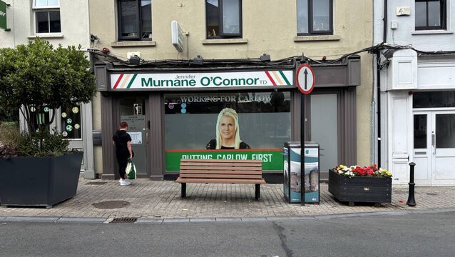 Graffiti sparks alarm as politician reveals phone calls and voicemail threats forced office closure