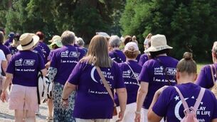 <p>Walkers set off at the 2025 Relay for Life Laois in Emo Court and Parklands. File photo</p>