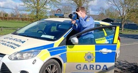 Driver in Laois does 127kph in 80kph zone during road safety campaign