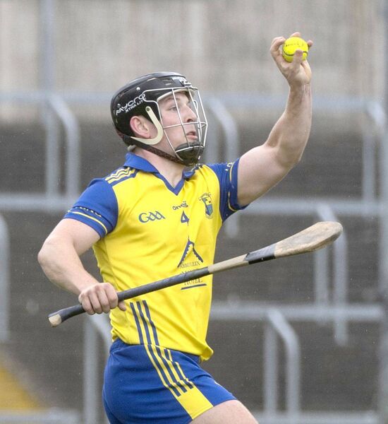 Eamon Fitzpatrick (Abbeyleix) gaining possession of this sliotar against Ballyfin Photo: Denis Byrne Eamon Fitzpatrick (Abbeyleix) gaining possession of this sliotar against Ballyfin Photo: Denis Byrne