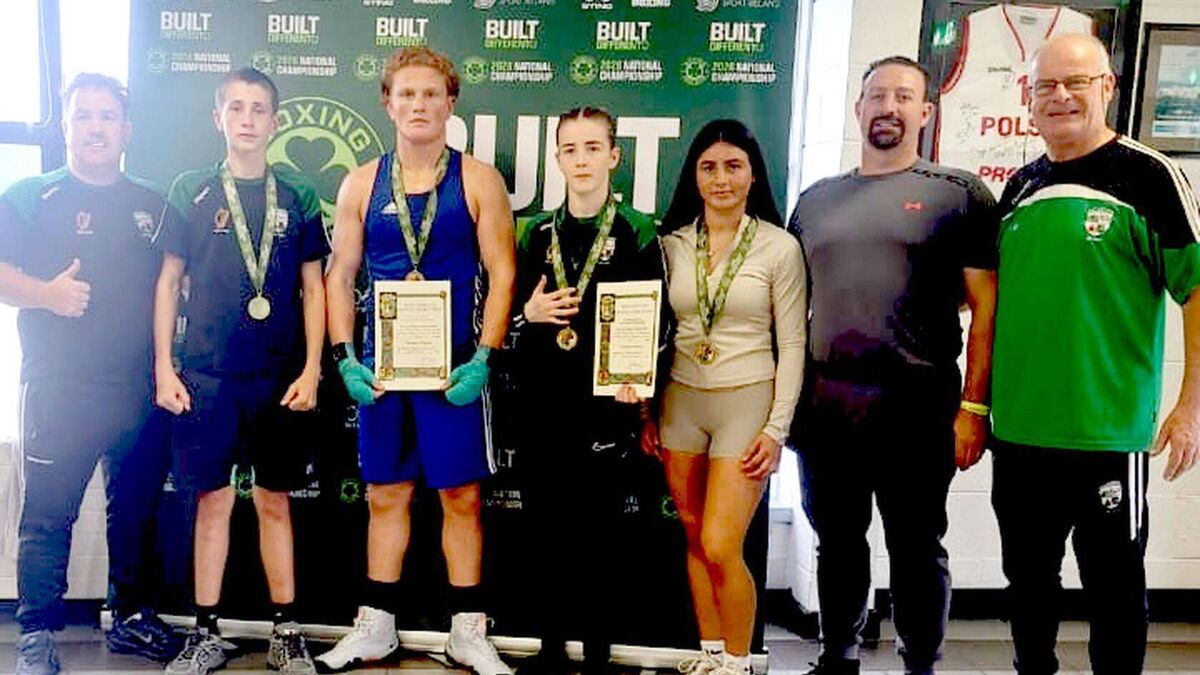 Two gold and two silver for Portlaoise Boxing Club in National U/15 and U/17 Championships