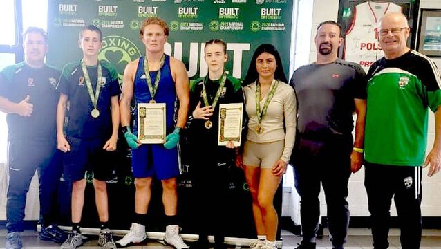 Two gold and two silver for Portlaoise Boxing Club in National U/15 and U/17 Championships